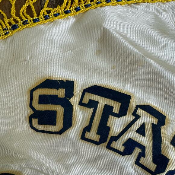 Vintage WW2 World War 2 Unites States Navy Flocked Souvenir Satin Pillow Cover - Picture 3 of 7